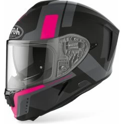 Airoh Spark Shogun Motorcycle Helmet & Visor 15 Airoh Spark Shogun Motorcycle Helmet & Visor -Biker Style Shop lrgscale28801 Airoh Spark Shogun Motorcycle Helmet Matt Pink 1042 1