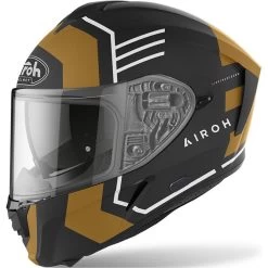 Airoh Spark Thrill Motorcycle Helmet & Visor -Biker Style Shop lrgscale28802 Airoh Spark Thrill Motorcycle Helmet Matt Gold 1600 1