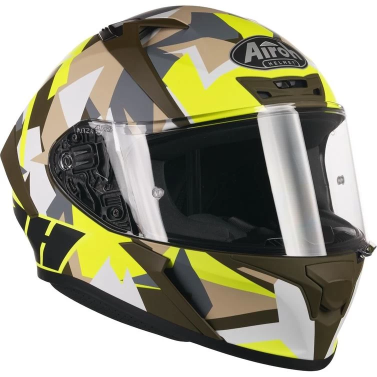 Airoh Valor Army Motorcycle Helmet & Visor 12 Airoh Valor Army Motorcycle Helmet & Visor - Image 12