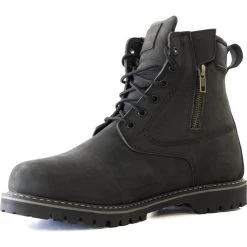 Richa Calgary Leather Motorcycle Boots -Biker Style Shop lrgscale28828 Richa Calgary Leather Motorcycle Boots Black 1600 3