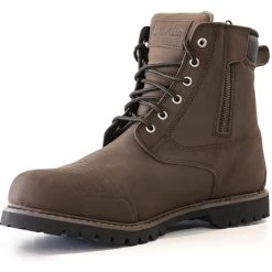 Richa Calgary Leather Motorcycle Boots -Biker Style Shop lrgscale28828 Richa Calgary Leather Motorcycle Boots Brown 1600 3