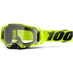100% Armega Clear Motocross Goggles -Biker Style Shop lrgscale28830 100Percent Armega Clear Motocross Goggles Nuclear Citrus 1600 1
