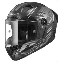 LS2 FF805 Thunder Carbon Volt Motorcycle Helmet & Visor -Biker Style Shop lrgscale28861 LS2 FF805 Thunder Carbon Volt Motorcycle Helmet Black Grey 1600 1