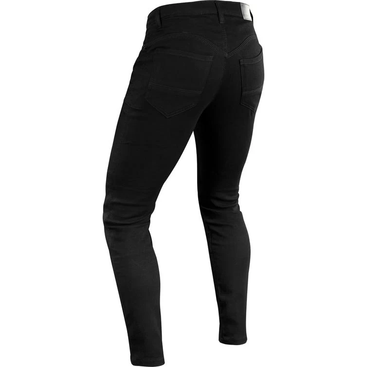 Oxford Original Approved AA Super Stretch Ladies Black Motorcycle Jeans 4 Oxford Original Approved AA Super Stretch Ladies Black Motorcycle Jeans - Image 4