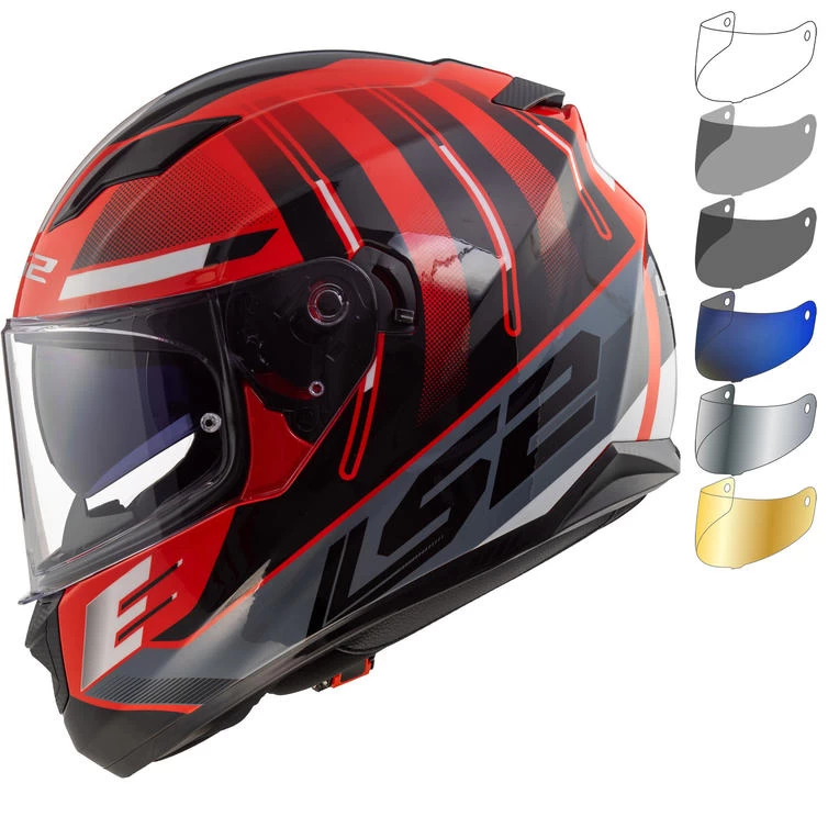 LS2 FF320 Stream Evo Shadow Motorcycle Helmet & Visor 2 LS2 FF320 Stream Evo Shadow Motorcycle Helmet & Visor - Image 2