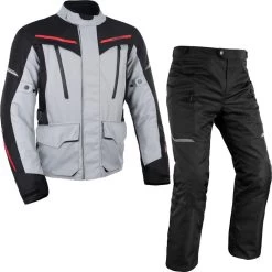 Oxford Metro 2.0 Motorcycle Jacket & Trousers Grey Black Red Kit -Biker Style Shop lrgscale28895 Oxford Metro 2.0 Motorcycle Jacket Trousers Grey Black Red Bundle 1600 1
