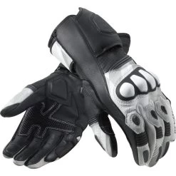 Rev It League 2 Leather Motorcycle Gloves -Biker Style Shop lrgscale28900 Rev It League 2 Leather Motorcycle Gloves Black Grey 1600 1
