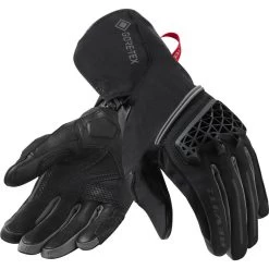 Rev It Contrast Gore-Tex Motorcycle Gloves -Biker Style Shop lrgscale28901 Rev It Contrast Gore Tex Motorcycle Gloves Black Grey 1600 1