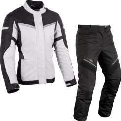Oxford Dakota 3.0 Ladies Motorcycle Jacket & Trousers Arctic Black Teal Kit