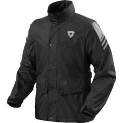 Rev It Nitric 4 H2O Motorcycle Rain Jacket 9 Rev It Nitric 4 H2O Motorcycle Rain Jacket -Biker Style Shop lrgscale28983 Rev It Nitric 4 H2O Motorcycle Rain Jacket Black 1600 1