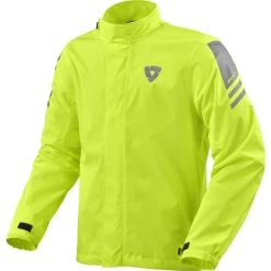 Rev It Cyclone 4 H2O Motorcycle Rain Jacket -Biker Style Shop lrgscale28984 Rev It Cyclone 4 H2O Motorcycle Rain Jacket Neon Yellow 1600 1