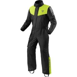 Rev It Pacific 4 H2O Motorcycle Rain Suit -Biker Style Shop lrgscale28985 Rev It Pacific 4 H2O Motorcycle Rainsuit Black Neon Yellow 1600 1 1