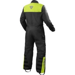 Rev It Rev It Pacific 4 H2O Motorcycle Rain Suit -Biker Style Shop lrgscale28985 Rev It Pacific 4 H2O Motorcycle Rainsuit Black Neon Yellow 1600 2