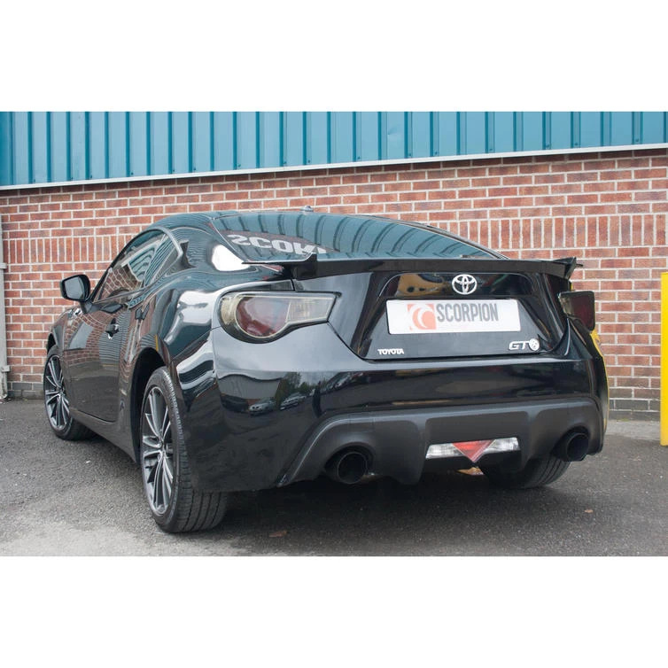 Scorpion Car Exhaust Cat-Back System (Non-Resonated) Twin 100mm Black Ceramic Daytona - Toyota GR86 & Subaru BRZ ZD8 2012 - 2023 5 Scorpion Car Exhaust Cat-Back System (Non-Resonated) Twin 100mm Black Ceramic Daytona - Toyota GR86 & Subaru BRZ ZD8 2012 - 2023 - Image 5