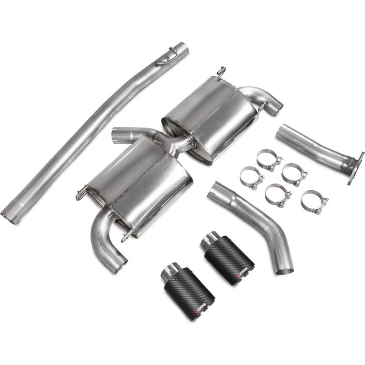 Scorpion Car Exhaust Cat-Back System (Non-Resonated) Twin 100mm Carbon Fibre Ascari - Toyota GR86 & Subaru BRZ ZD8 2012 - 2023 4 Scorpion Car Exhaust Cat-Back System (Non-Resonated) Twin 100mm Carbon Fibre Ascari - Toyota GR86 & Subaru BRZ ZD8 2012 - 2023 - Image 4