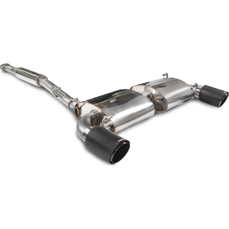Scorpion Car Exhaust Cat-Back System (Non-Resonated) Twin 100mm Carbon Fibre Ascari - Toyota GR86 & Subaru BRZ ZD8 2012 - 2023 2 Scorpion Car Exhaust Cat-Back System (Non-Resonated) Twin 100mm Carbon Fibre Ascari - Toyota GR86 & Subaru BRZ ZD8 2012 - 2023 - Image 2