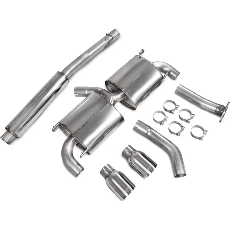 Scorpion Car Exhaust Cat-Back System (Resonated) Twin 100mm Polished Daytona - Toyota GR86 & Subaru BRZ ZD8 2012 - 2023 4 Scorpion Car Exhaust Cat-Back System (Resonated) Twin 100mm Polished Daytona - Toyota GR86 & Subaru BRZ ZD8 2012 - 2023 - Image 4
