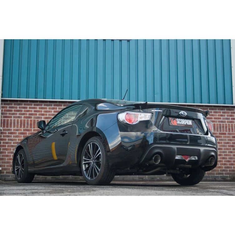Scorpion Car Exhaust Cat-Back System (Resonated) Twin 100mm Polished Daytona - Toyota GR86 & Subaru BRZ ZD8 2012 - 2023 5 Scorpion Car Exhaust Cat-Back System (Resonated) Twin 100mm Polished Daytona - Toyota GR86 & Subaru BRZ ZD8 2012 - 2023 - Image 5