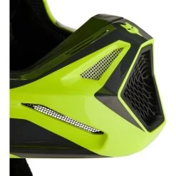 Fox Racing 2024 V1 Flora Motocross Helmet - Yellow -Biker Style Shop lrgscale29108 Fox Racing 2024 V1 Flora Motocross Helmet Yellow 1600 7