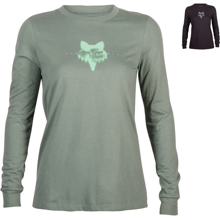 Fox Racing Fox Racing Inorganic Ladies Long Sleeve Basic T-Shirt 2 Fox Racing Fox Racing Inorganic Ladies Long Sleeve Basic T-Shirt - Image 2