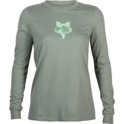 Fox Racing Fox Racing Inorganic Ladies Long Sleeve Basic T-Shirt 6 Fox Racing Fox Racing Inorganic Ladies Long Sleeve Basic T-Shirt -Biker Style Shop lrgscale29248 Fox Racing Inorganic Ladies Long Sleeve Basic T Shirt Kelp Green 1440 1 1