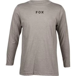Fox Racing Flora Youth Long Sleeve Basic T-Shirt -Biker Style Shop lrgscale29250 Fox Racing Flora Youth Long Sleeve Basic T Shirt Heather Graphite 1440 1