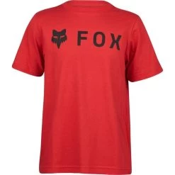 Fox Racing Absolute Youth Short Sleeve Basic T-Shirt -Biker Style Shop lrgscale29254 Fox Racing Absolute Youth Short Sleeve Basic T Shirt Flame Red 1440 1