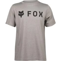 Fox Racing Absolute Youth Short Sleeve Basic T-Shirt -Biker Style Shop lrgscale29254 Fox Racing Absolute Youth Short Sleeve Basic T Shirt Heather Graphite 1440 1