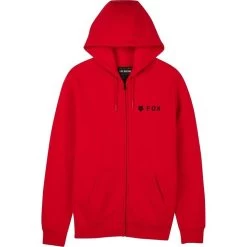 Fox Racing Absolute Fleece Zip Tech Hoodie 15 Fox Racing Absolute Fleece Zip Tech Hoodie -Biker Style Shop lrgscale29262 Fox Racing Absolute Fleece Zip Tech Hoodie Flame Red 1600 1