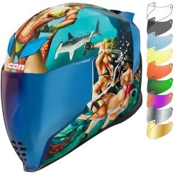 Icon Airflite Pleasuredome 4 Motorcycle Helmet & Visor