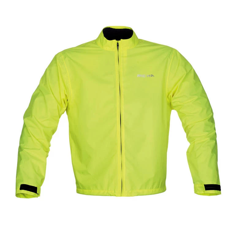 Richa Fluo Rain Motorcycle Over Jacket 2 Richa Fluo Rain Motorcycle Over Jacket - Image 2