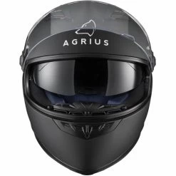 Agrius Rage SV Solid Motorcycle Helmet (Pinlock Ready) -Biker Style Shop lrgscale51008 Agrius Rage SV Solid Motorcycle Helmet Matt Black 1600 4