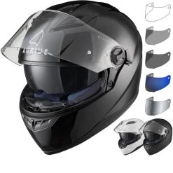 Agrius Rage SV Solid Motorcycle Helmet & Visor