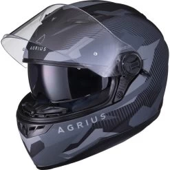 Agrius Rage SV Tracker Motorcycle Helmet (Pinlock Ready) -Biker Style Shop lrgscale51071 Rage Tracker Motorbike Helmet Black 3