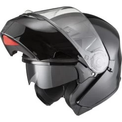 Agrius Fury Flip Front Motorcycle Helmet -Biker Style Shop lrgscale51073 Agrius Fury Helmet 1600 Gloss Black 0