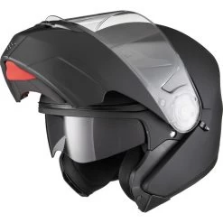 Agrius Fury Flip Front Motorcycle Helmet -Biker Style Shop lrgscale51073 Agrius Fury Helmet 1600 Matt Black 0