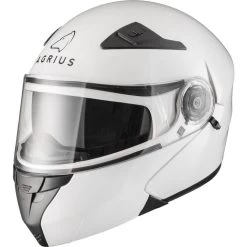 Agrius Fury Flip Front Motorcycle Helmet -Biker Style Shop lrgscale51073 Agrius Fury Helmet 1600 White 2