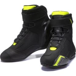 Agrius Circuit Evo WP Ankle Motorcycle Boots 15 Agrius Circuit Evo WP Ankle Motorcycle Boots -Biker Style Shop lrgscale51092 Agrius Circuit Evo WP Ankle Motorcycle Boots Black Yellow 1600 1