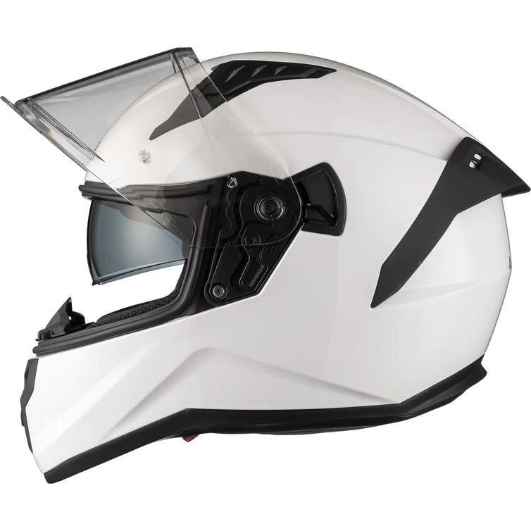 Agrius Wrath Solid Gloss White Motorcycle Helmet Pinlock And Visor 10 Agrius Wrath Solid Gloss White Motorcycle Helmet Pinlock And Visor - Image 10