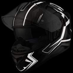 Agrius Wrath Polaris White Twilight Glow In The Dark Motorcycle Helmet Pinlock And Visor -Biker Style Shop lrgscale51096 Agrius Wrath Polaris Motorcycle Helmet White 1600 1 GLOWOINDARK 1