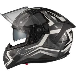 Agrius Wrath Polaris White Twilight Glow In The Dark Motorcycle Helmet Pinlock And Visor -Biker Style Shop lrgscale51096 Agrius Wrath Polaris Motorcycle Helmet White 1600 6