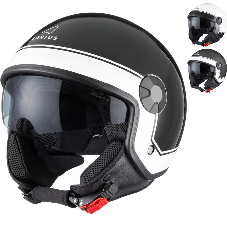 Agrius Score Solid Open Face Motorcycle Helmet 1 Agrius Score Solid Open Face Motorcycle Helmet