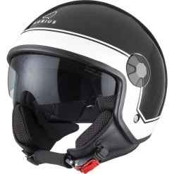 Agrius Score Solid Open Face Motorcycle Helmet, Peak & Visor 18 Agrius Score Solid Open Face Motorcycle Helmet, Peak & Visor -Biker Style Shop lrgscale51117 Agrius Score Solid Open Face Motorcycle Helmet Gloss Black 1600 1