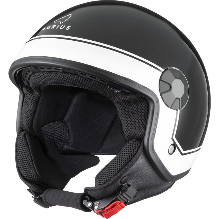 Agrius Score Solid Open Face Motorcycle Helmet 7 Agrius Score Solid Open Face Motorcycle Helmet - Image 7