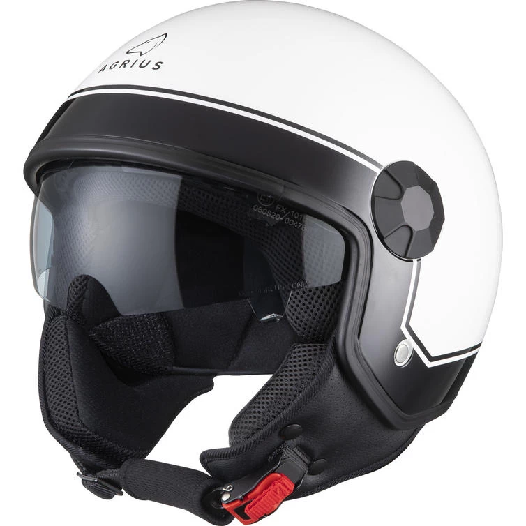 Agrius Score Solid Open Face Motorcycle Helmet 5 Agrius Score Solid Open Face Motorcycle Helmet - Image 5