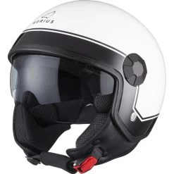 Agrius Score Solid Open Face Motorcycle Helmet, Peak & Visor 16 Agrius Score Solid Open Face Motorcycle Helmet, Peak & Visor -Biker Style Shop lrgscale51117 Agrius Score Solid Open Face Motorcycle Helmet Gloss White 1600 1