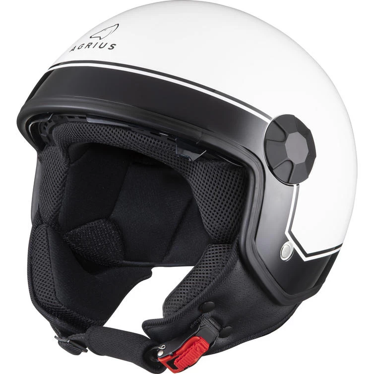 Agrius Score Solid Open Face Motorcycle Helmet 8 Agrius Score Solid Open Face Motorcycle Helmet - Image 8