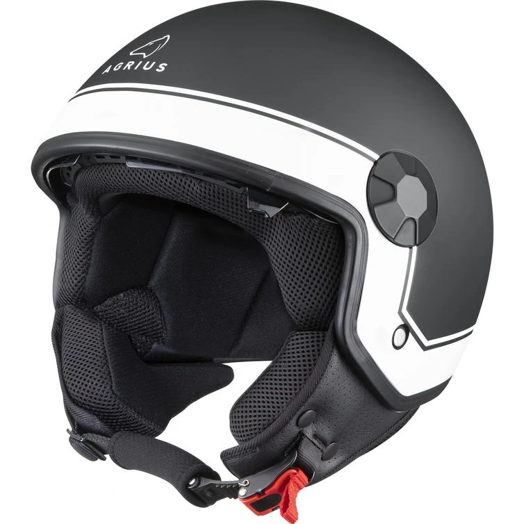 Agrius Score Solid Open Face Motorcycle Helmet 9 Agrius Score Solid Open Face Motorcycle Helmet - Image 9