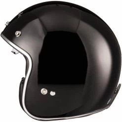 Black Classic Open Face Motorcycle Helmet 19 Black Classic Open Face Motorcycle Helmet -Biker Style Shop lrgscale5185 Black Classic Open Face Motorcycle Helmet Black 1600 4