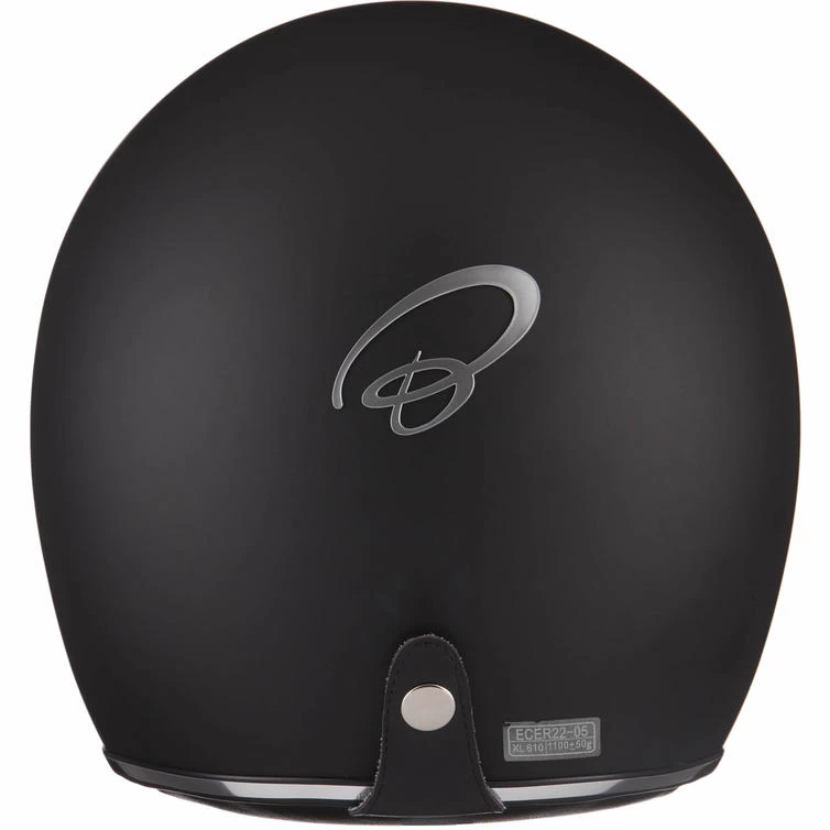 Black Classic Open Face Motorcycle Helmet 10 Black Classic Open Face Motorcycle Helmet - Image 10